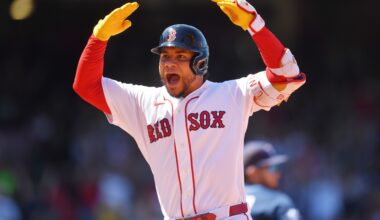 Red Sox lineup: Willson Contreras batting 3rd, playing first base in Game 1