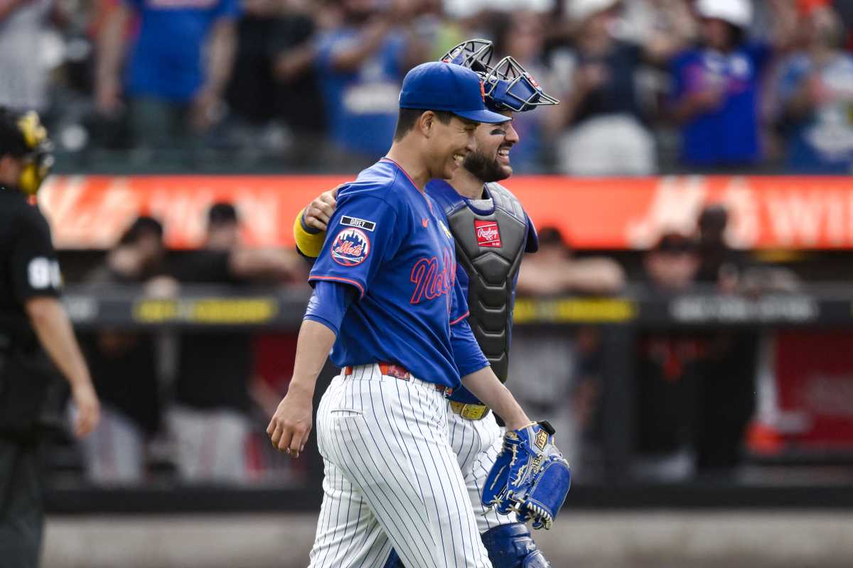 Kodai Senga Mets close Giants