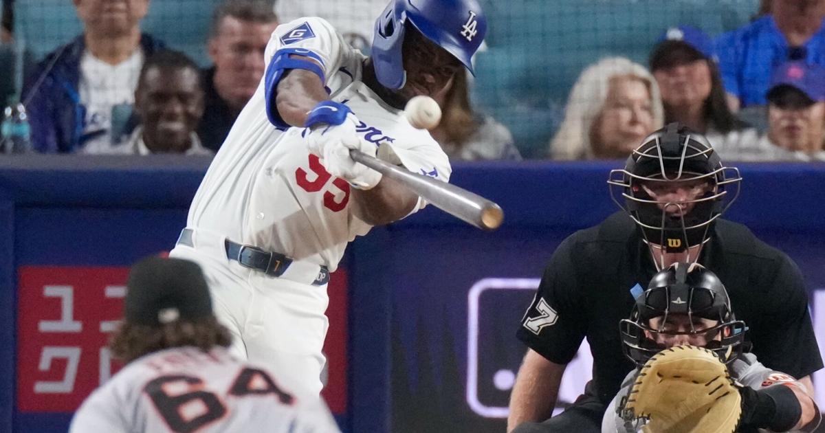 Josue De Paula’s 3 walk-up songs and a big double mark his memorable Dodger Stadium debut | MLB