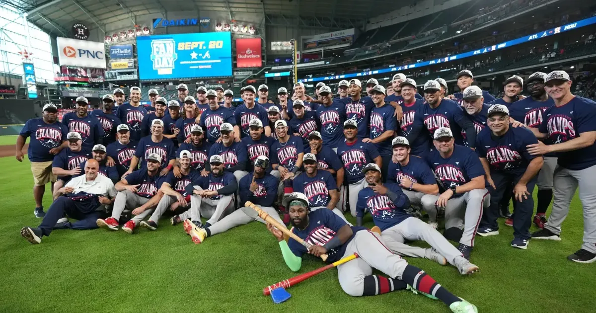 Atlanta Braves clinch seventh NL East title in nine year, beating Houston Astros 4-2 | Local Sports