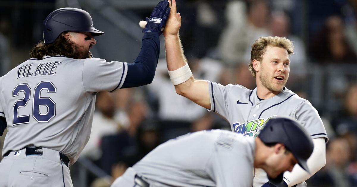 Rays clinch 5th AL East title with 6-1 victory at Yankee Stadium in 2nd game of doubleheader | National Sports