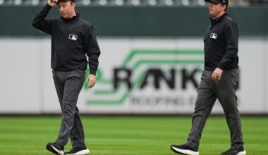 Twin brothers Austin and Tyler Jones ump big league games together for the first time | MLB