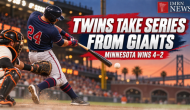 Twins Take Giants Series With 4-2 Victory