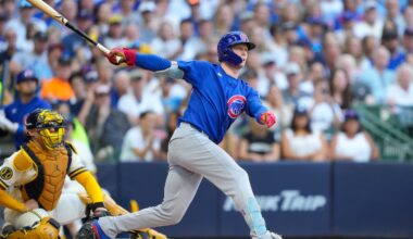 Cubs center fielder Pete Crow-Armstrong has 45 home runs and 40 stolen bases this season at age 24.