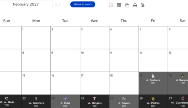 White Sox 2027 Spring Training schedule announced
