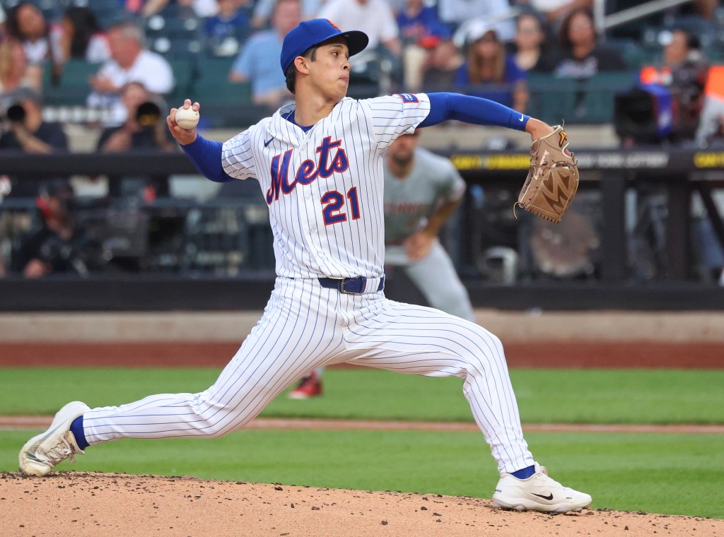 Jonah Tong is expected to be recalled from Triple-A Syracuse next week and pitch for the Mets during their series in Miami.