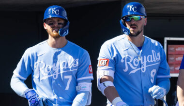 Vinnie Pasquantino thanks Royals fan for cheering Bobby Witt