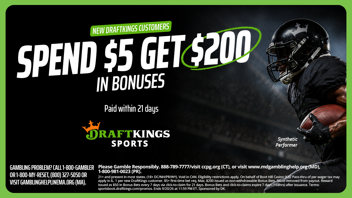 DraftKings promo code: Claim $200 bonus for Astros-White Sox, MLB on Tuesday, Week 1 college football betting