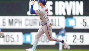 Mets beat Nationals 7-1 behind 2 homers from Mauricio, 3-run drive by Ewing