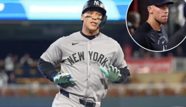 Aaron Judge hopes to make playoff return in possible Yankees positive