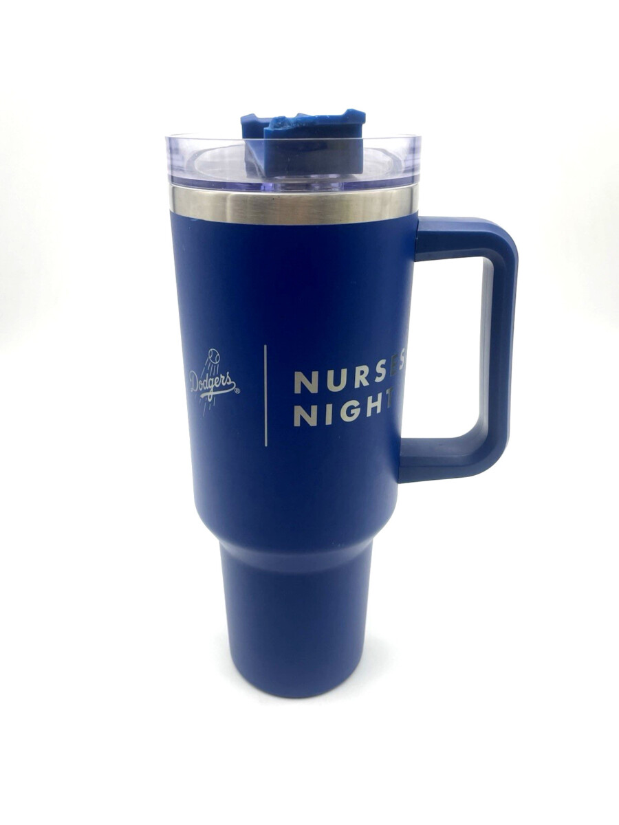 Dodgers Nation and YMPK Law Group giveaway of a Dodgers nurses night water bottle