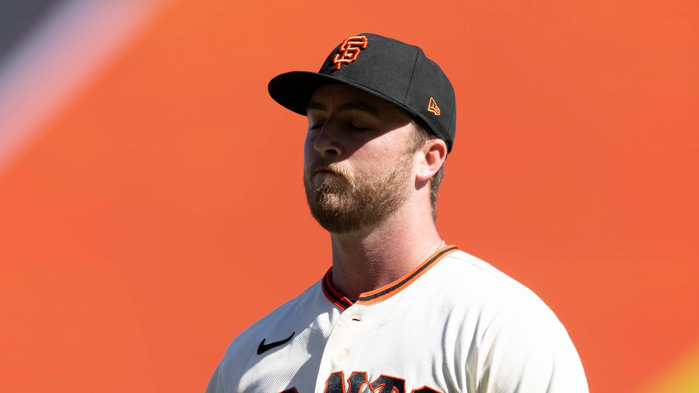 San Francisco, California, USA;  San Francisco Giants pitcher Duncan Davitt (76) walks off the field during the 10th inning against the Los Angeles Dodgers at Oracle Park.  Mandatory Credit: D. Ross Cameron-Imagn Images