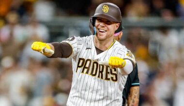 San Diego Padres designated hitter Gavin Sheets.
