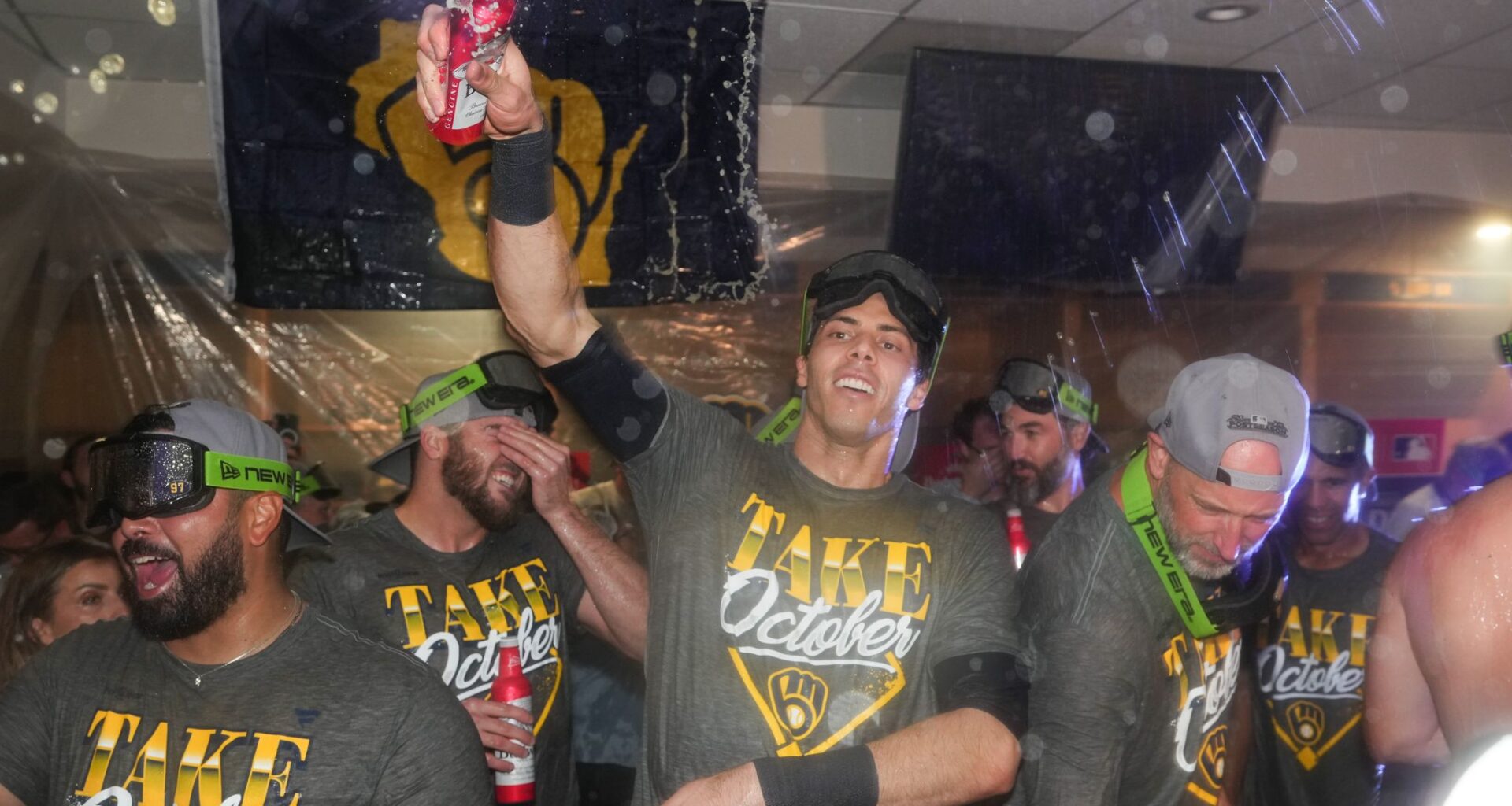 Brewers celebrate clinching win over Padres with an eye on looming NLCS showdown with Dodgers