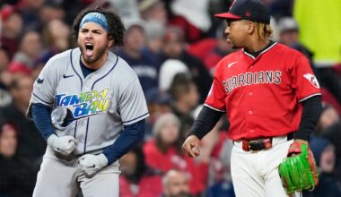 Rays capitalize on Guardians errors, win 7-3 to tie ALCS at 2-2
