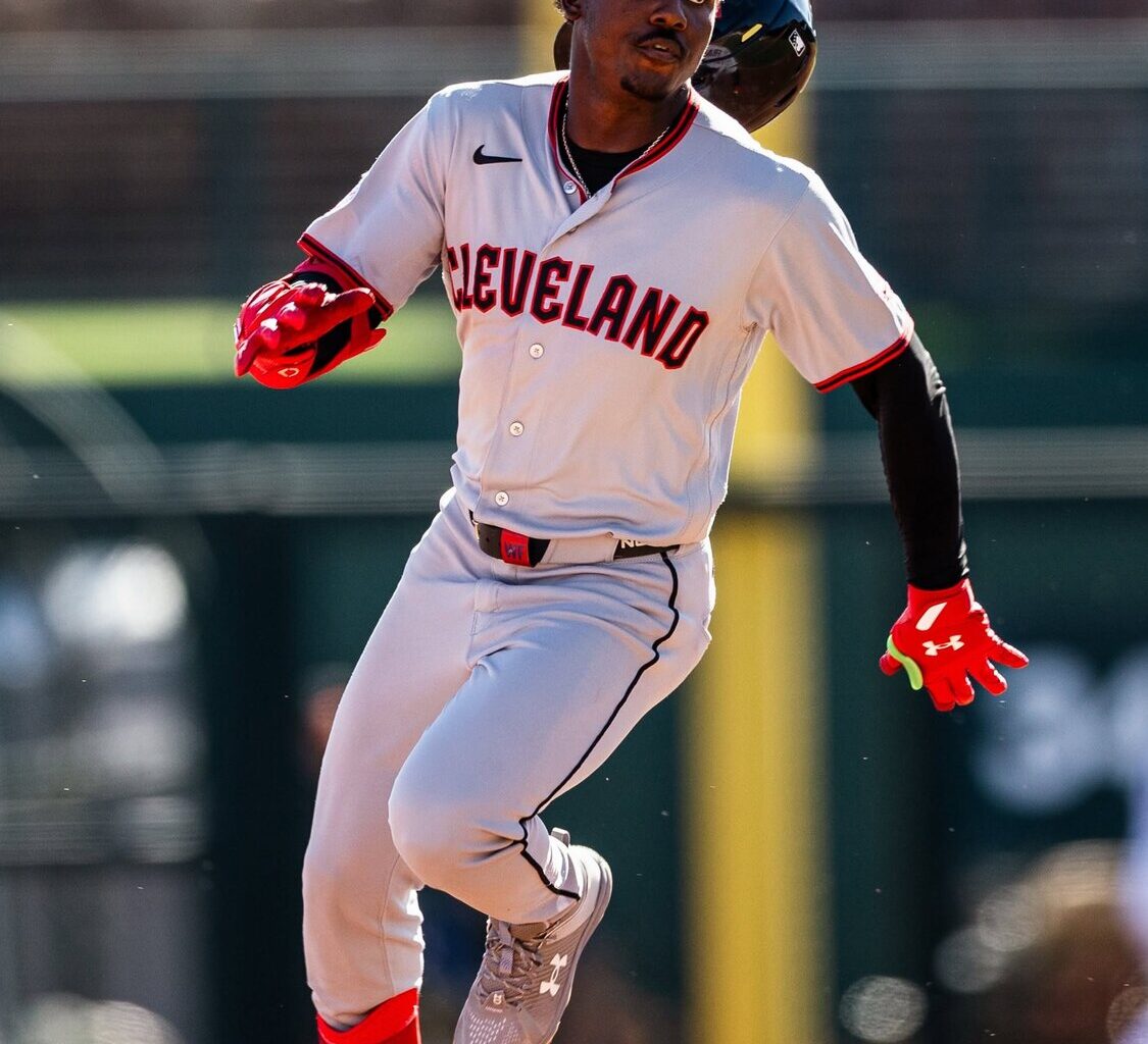 Guardians prospect Welbyn Francisca, on Surprise, leads the Arizona Fall League in batting average, RBIs and OPS.