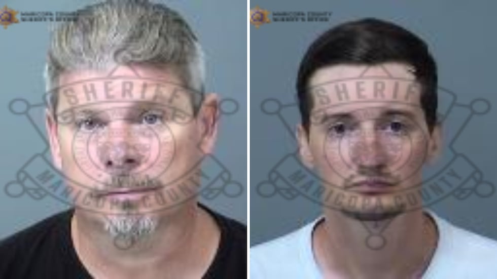Daniel Thompson (left) and Michael Hummel (right) were arrested for allegedly burglarizing a...