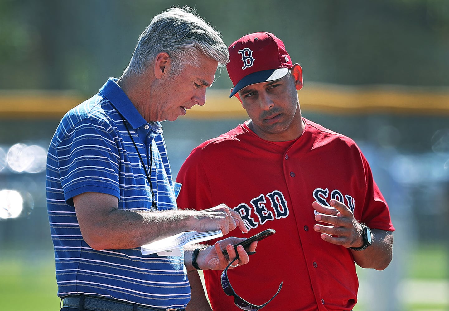 Dave Dombrowski (left) hired Alex Cora to manage the Red Sox before the championship 2018 season but was unable, twice, this year to do the same for the Phillies.