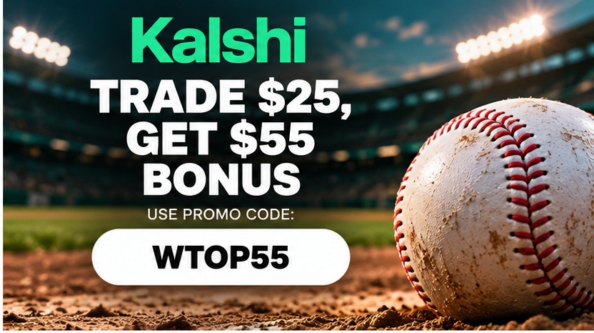 Kalshi Promo Code WTOP55: Get $55 Bonus For MLB Playoffs (October 7)