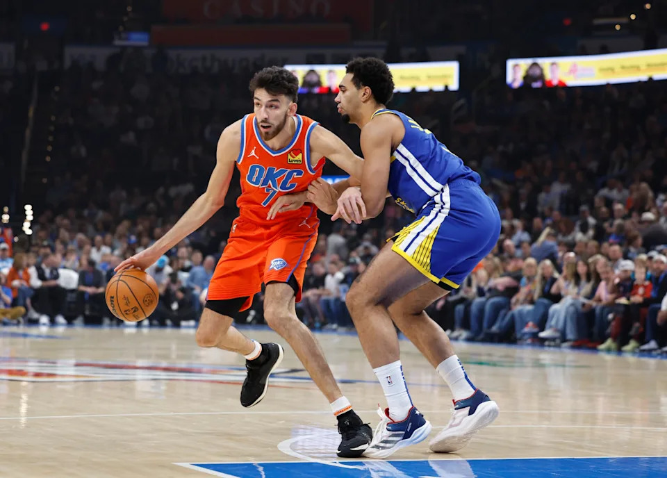 Oklahoma City Thunder forward Chet Holmgren (7).Alonzo Adams-Imagn Images