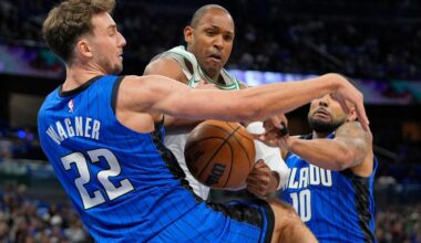 NBA playoffs: Magic hold off Celtics, Gary Trent Jr. leads Bucks past Pacers
