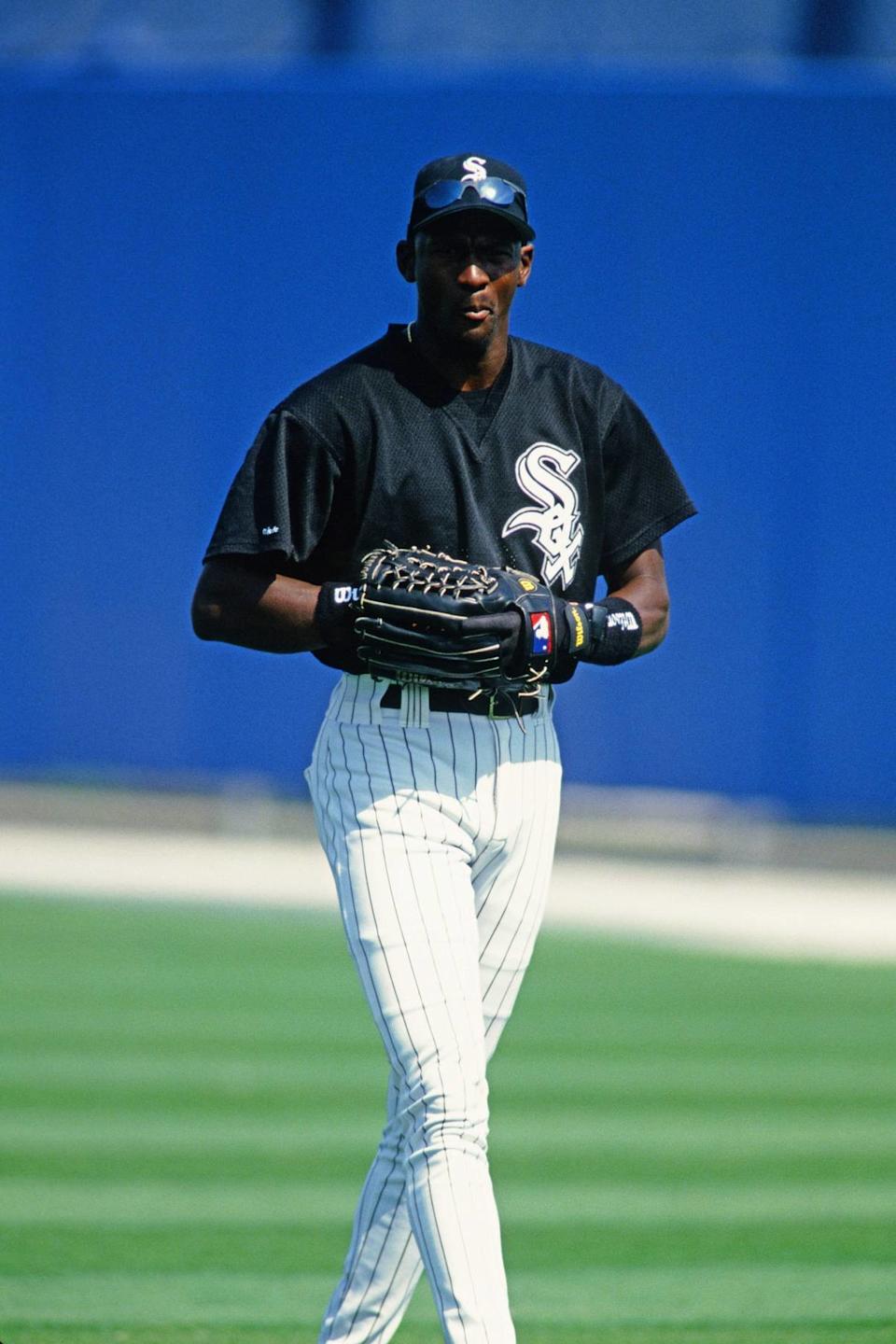 Michael Jordan had a brief spell playing baseball. Image: Getty