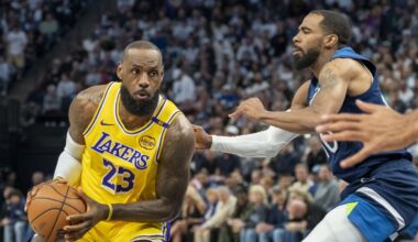 LeBron James scores most points for 40-year-old in Lakers' playoff game
