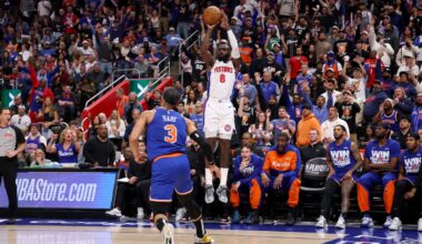 Knicks fouled Pistons on final shot. Ref says whistle should have blown