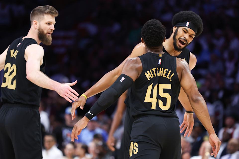 The Cavaliers haven't let off the gas since beating the Heat by 21 points in Game 1. (Photo by Megan Briggs/Getty Images)