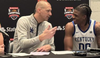 Mark Pope has high hopes for Otega Oweh if he pulls out of NBA Draft and returns to UK Basketball
