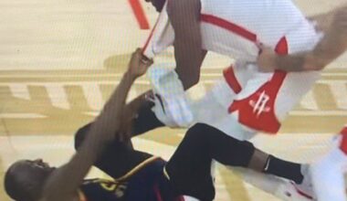 Draymond Green gets flagrant foul for ‘inadvertent’ contact with Tari Eason’s head in Warriors-Rockets NBA Playoffs series
