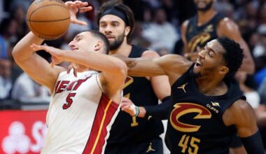 Cavs win by 55 points to sweep Heat and finish off most lopsided series in NBA playoff history