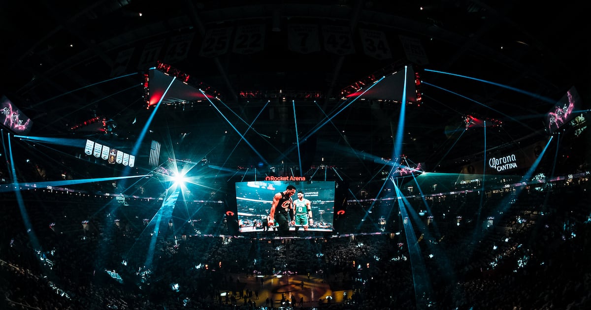 The Cleveland Cavaliers' Rocket Arena now has the largest lighting rig in an NBA arena, boosting its in-game presentation capabilities