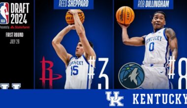 Two Wildcats Selected in Top 10 of 2024 NBA Draft