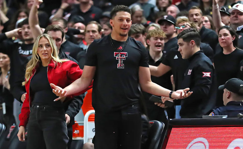 Kansas City Chiefs player and Texas Tech Red Raiders alumnus Patrick Mahomes II during an NCAA game.Michael C. Johnson-Imagn Images