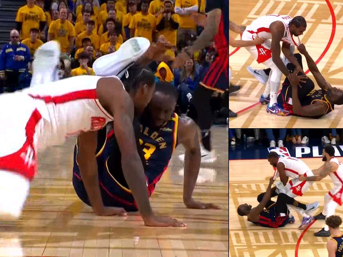 The NBA Used A Hilarious Loophole To Keep Draymond Green In The Game After He Decided To Kick Tari Eason In The Head