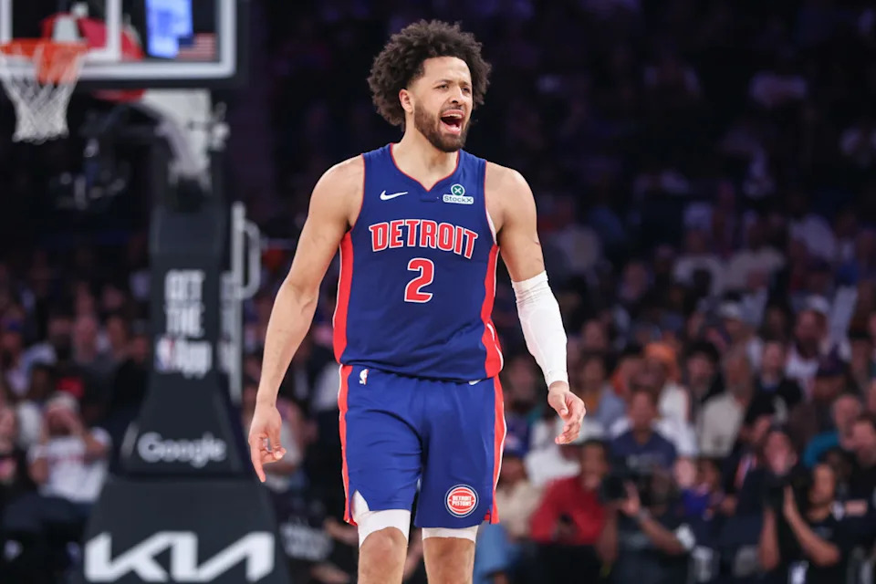 Detroit Pistons guard Cade Cunningham© Wendell Cruz-Imagn Images