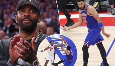 Karl-Anthony Towns' performance that saved Knicks came thanks to Kyrie Irving 