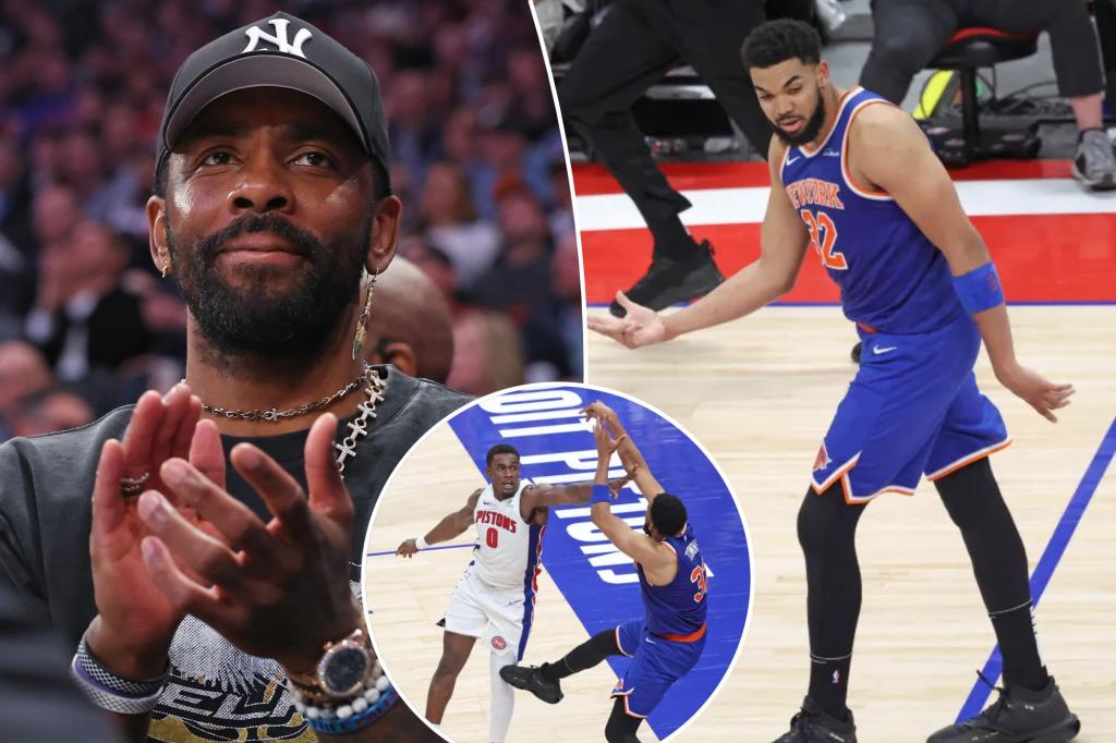 Karl-Anthony Towns' performance that saved Knicks came thanks to Kyrie Irving 