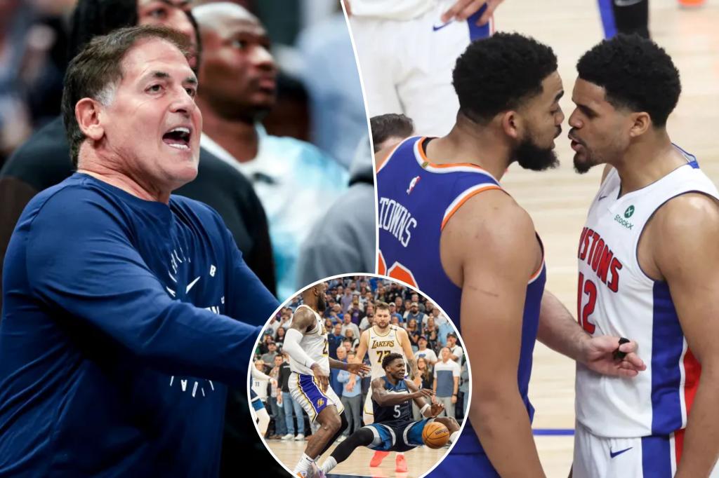 Mark Cuban speaks on NBA's physical playoffs: 'Bad for the future'
