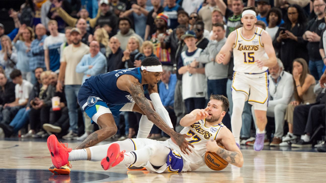 NBA says Lakers' Luka Doncic was fouled late in Game 4 loss