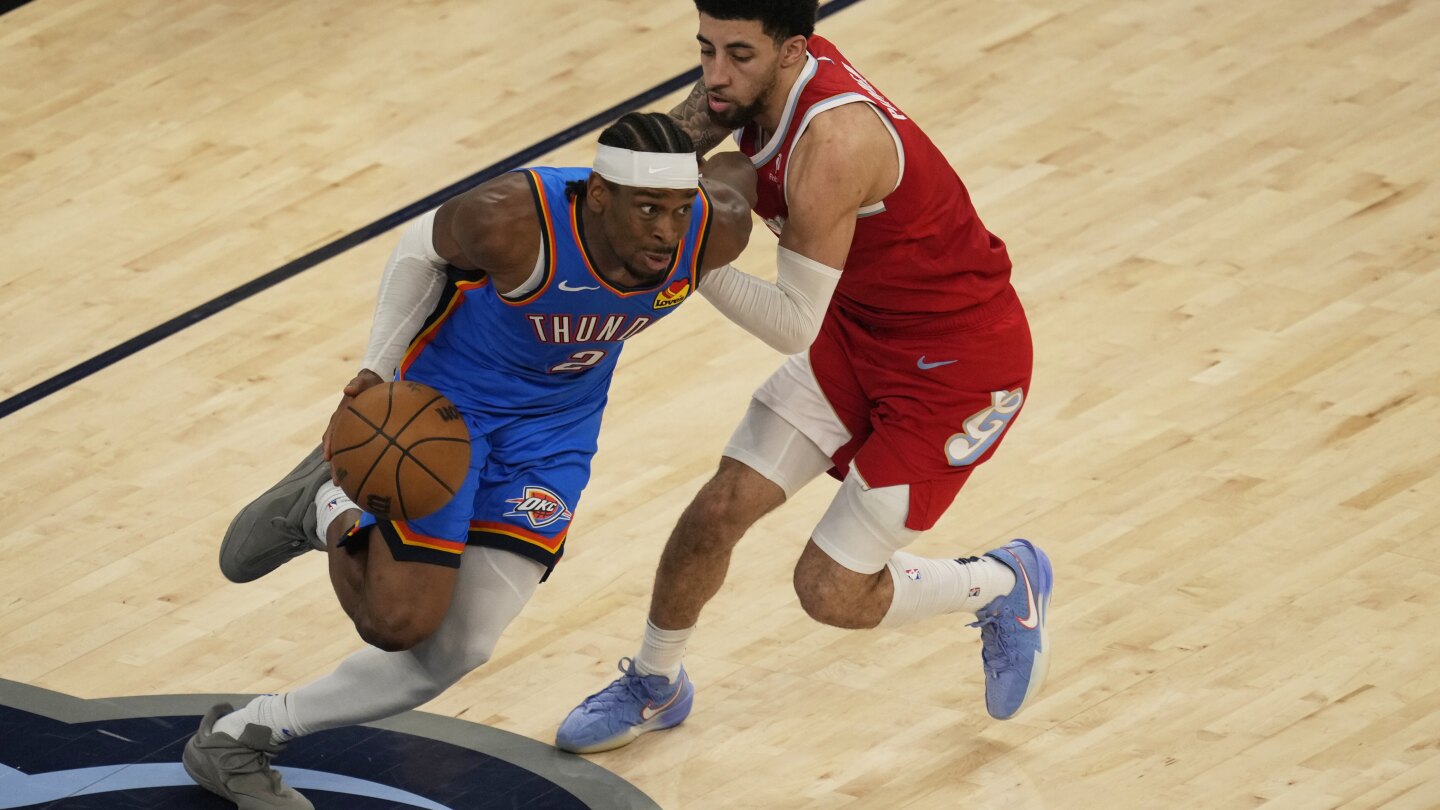 Thunder complete sweep of Grizzlies, reach Western Conference semifinals with 117-115 victory