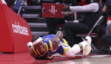Jimmy Butler sitting out for Warriors in Game 3 of first-round series against Rockets