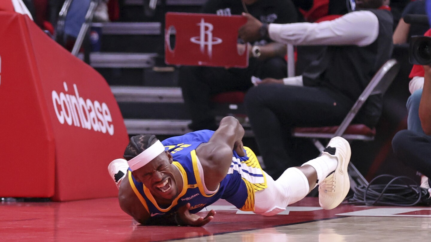 Jimmy Butler sitting out for Warriors in Game 3 of first-round series against Rockets