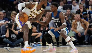 Anthony Edwards is 'just trying to be a pest' to LeBron James. The T-wolves won't back down from LA