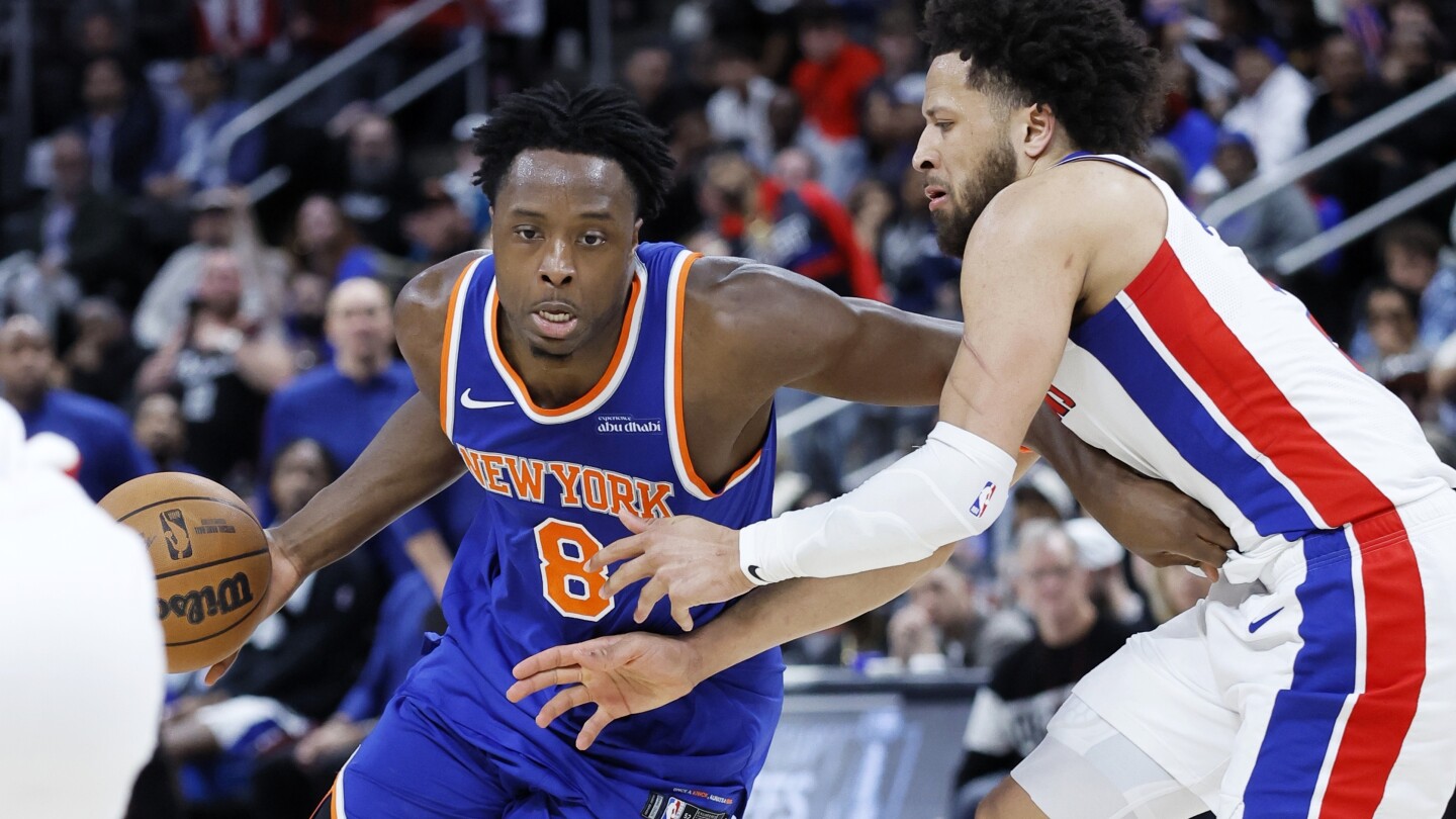 Pistons star Cade Cunningham tries to stay upbeat after ugly finish to Game 4 loss to Knicks