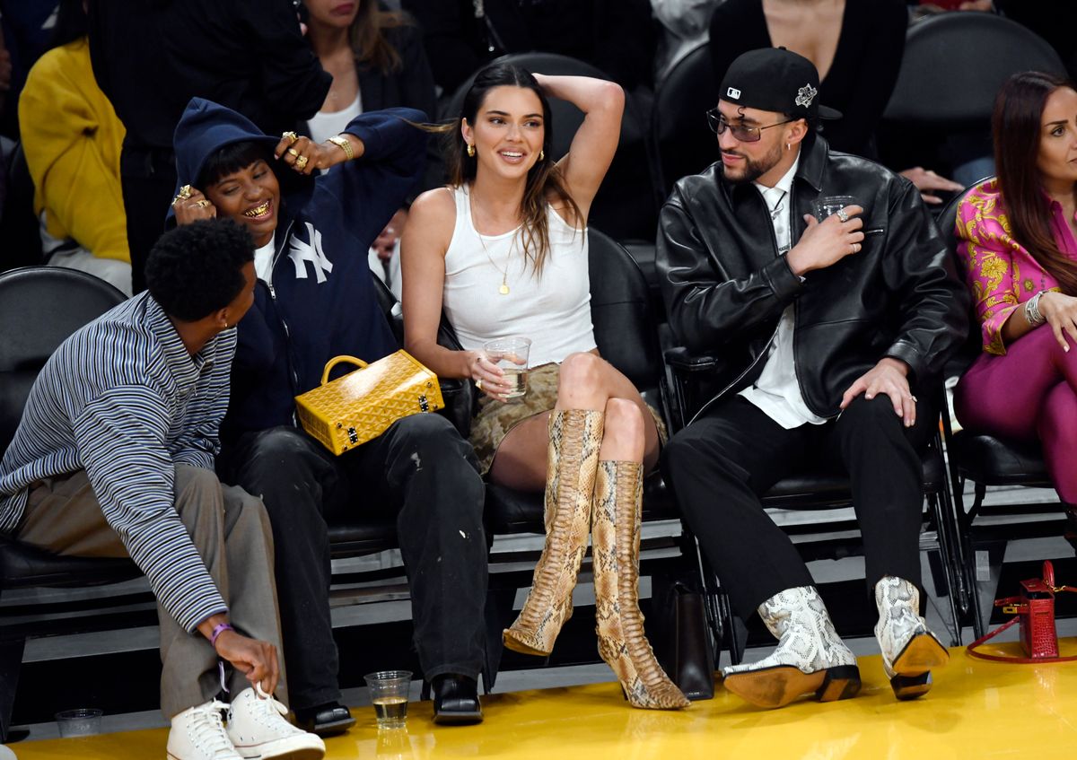 Kendall Jenner and Bad Bunny reunited at NBA Playoffs