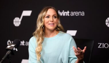 Utah Jazz owner Ashley Smith...