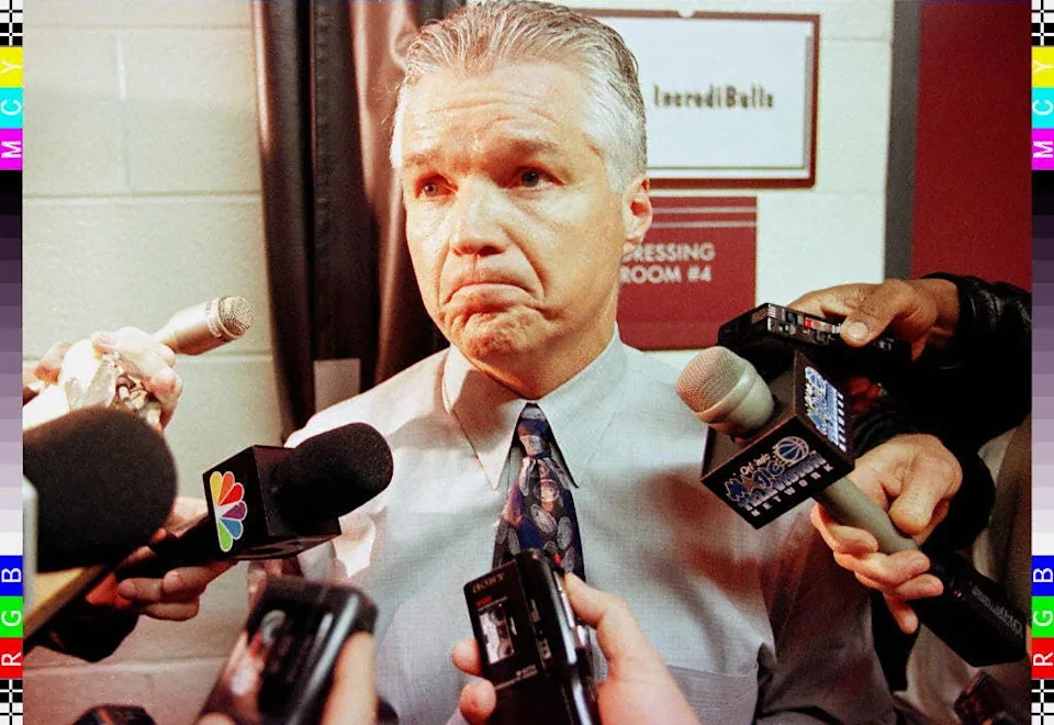 CHICAGO, UNITED STATES: Former Orlando Magic coach Brian Hill meets with reporters February 16 at United Center in Chicago after the Magic were defeated by the Chicago Bulls 110-89. The team announced February 18 that Hill has been fired.