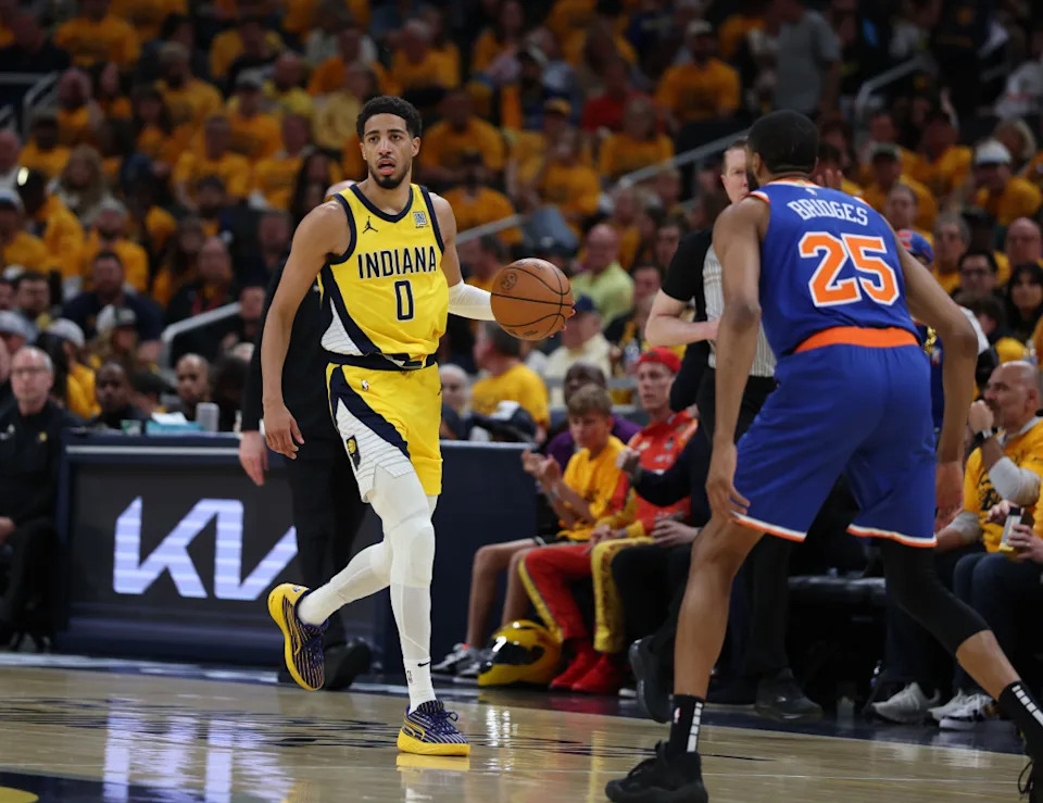 Indiana Pacers guard Tyrese Haliburton.© Trevor Ruszkowski-Imagn Images